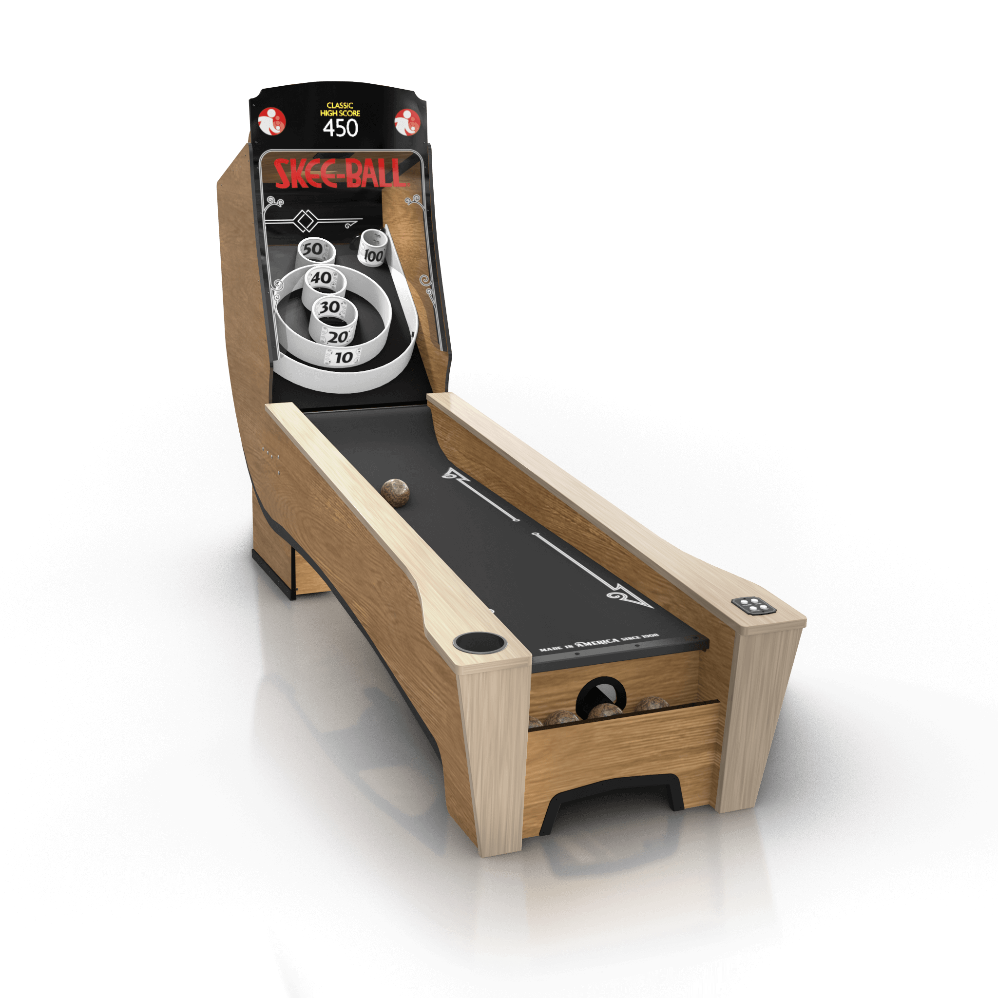 Skee-Ball Premium+ Home Arcade Alley